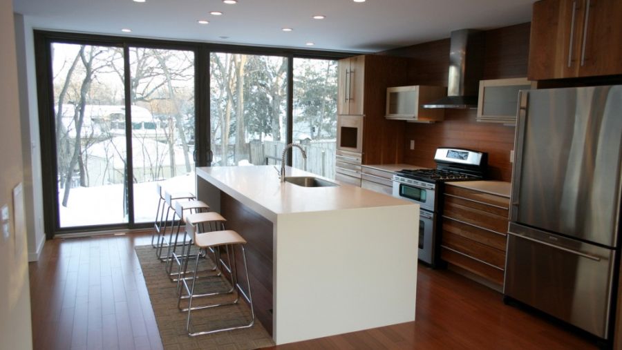 Contemporary kitchen inside the weeHouse