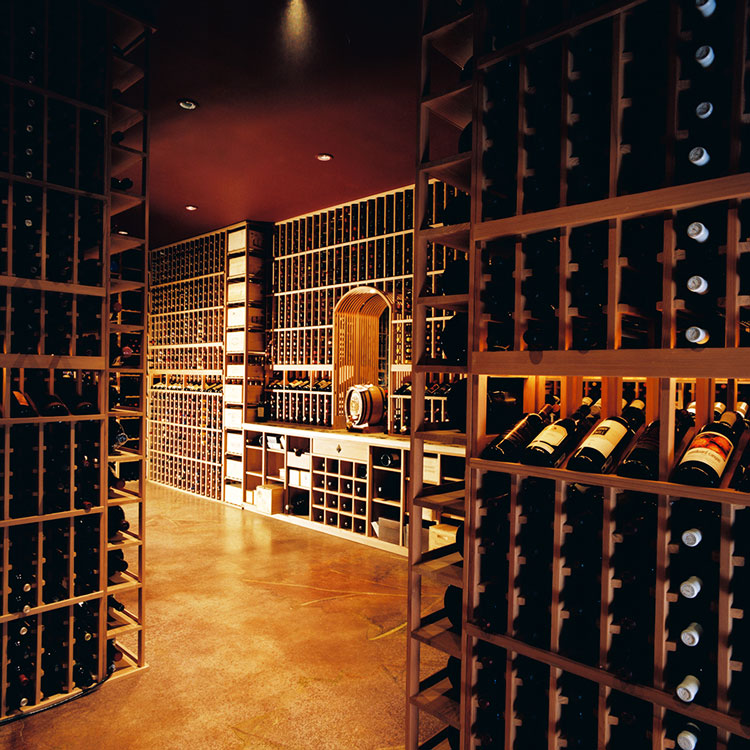 Crossroads wine cellar