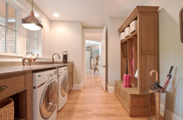 Custom cabinet design for the laundry room