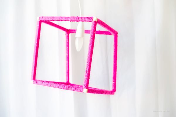 DIY Geometric Lamp Shade