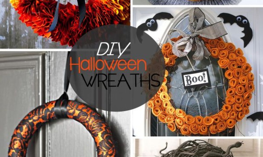 20 DIY Halloween Wreath Ideas