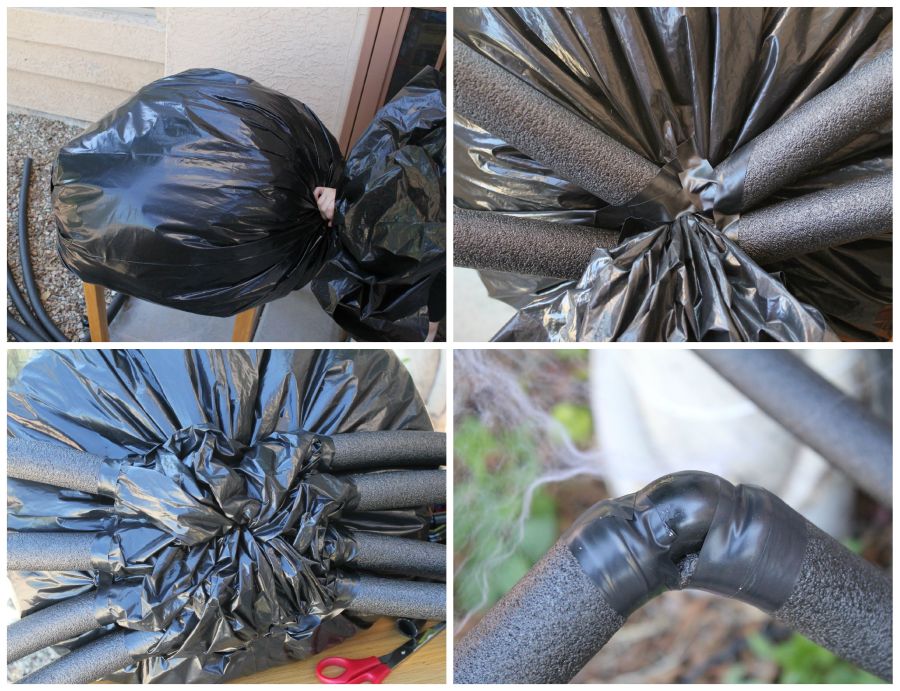 DIY Halloween Decorations: Spooky Spider Web And A Giant Spider!