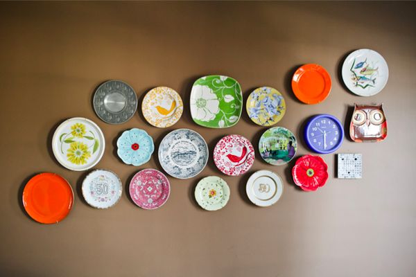 DIY wall art with Plates