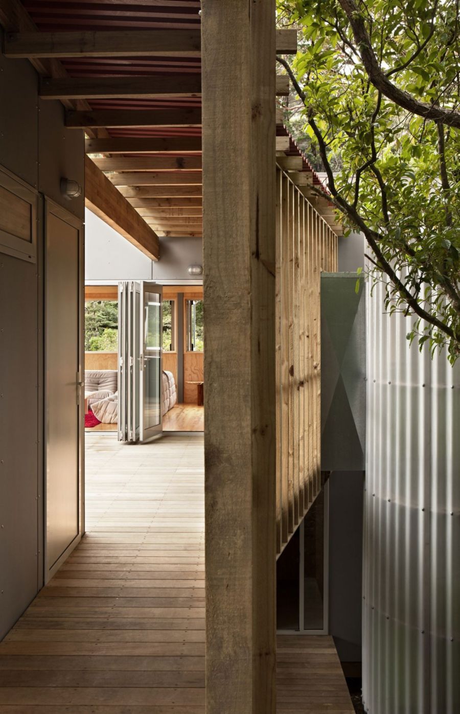 Elevated Auckland home with terrace