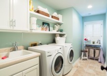 Ergonomic-laundry-room-design-with-beautiful-white-shelves-217x155