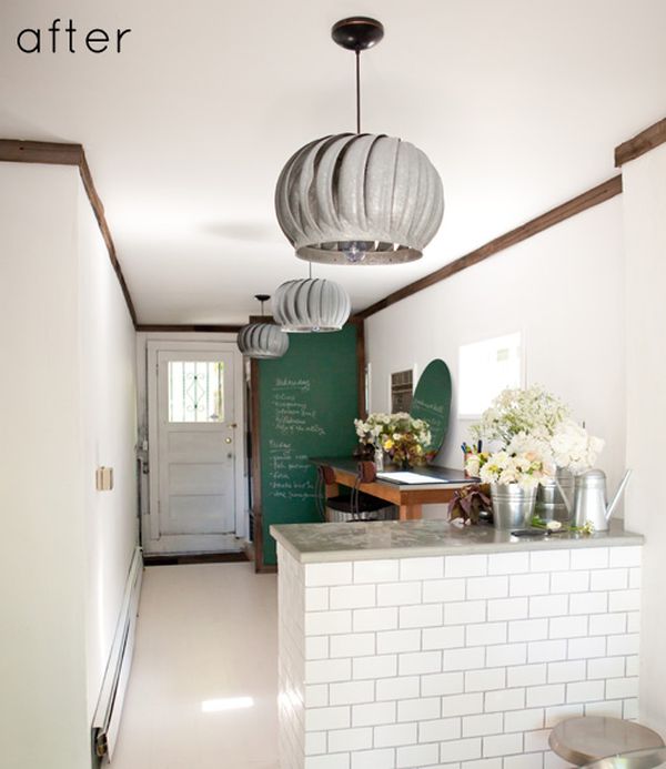 Exhaust fan pendant lights