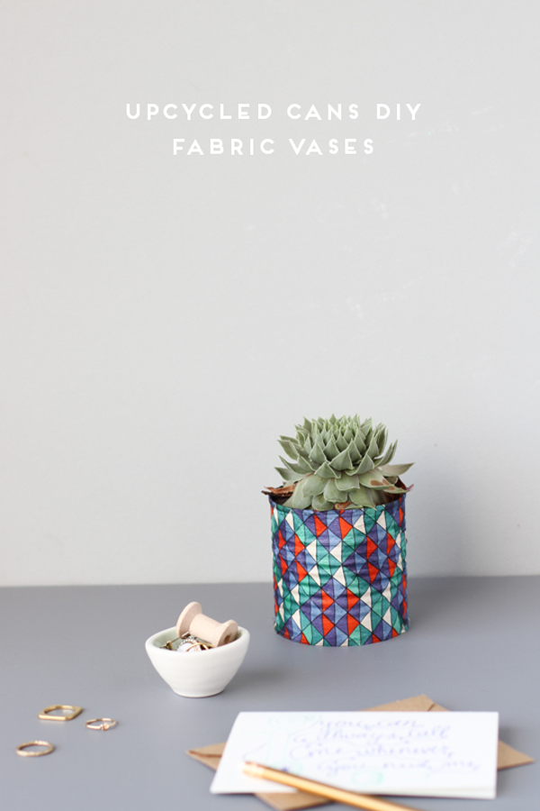 Fabric covered planter