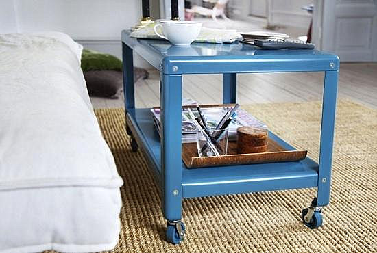 IKEA coffee table in blue