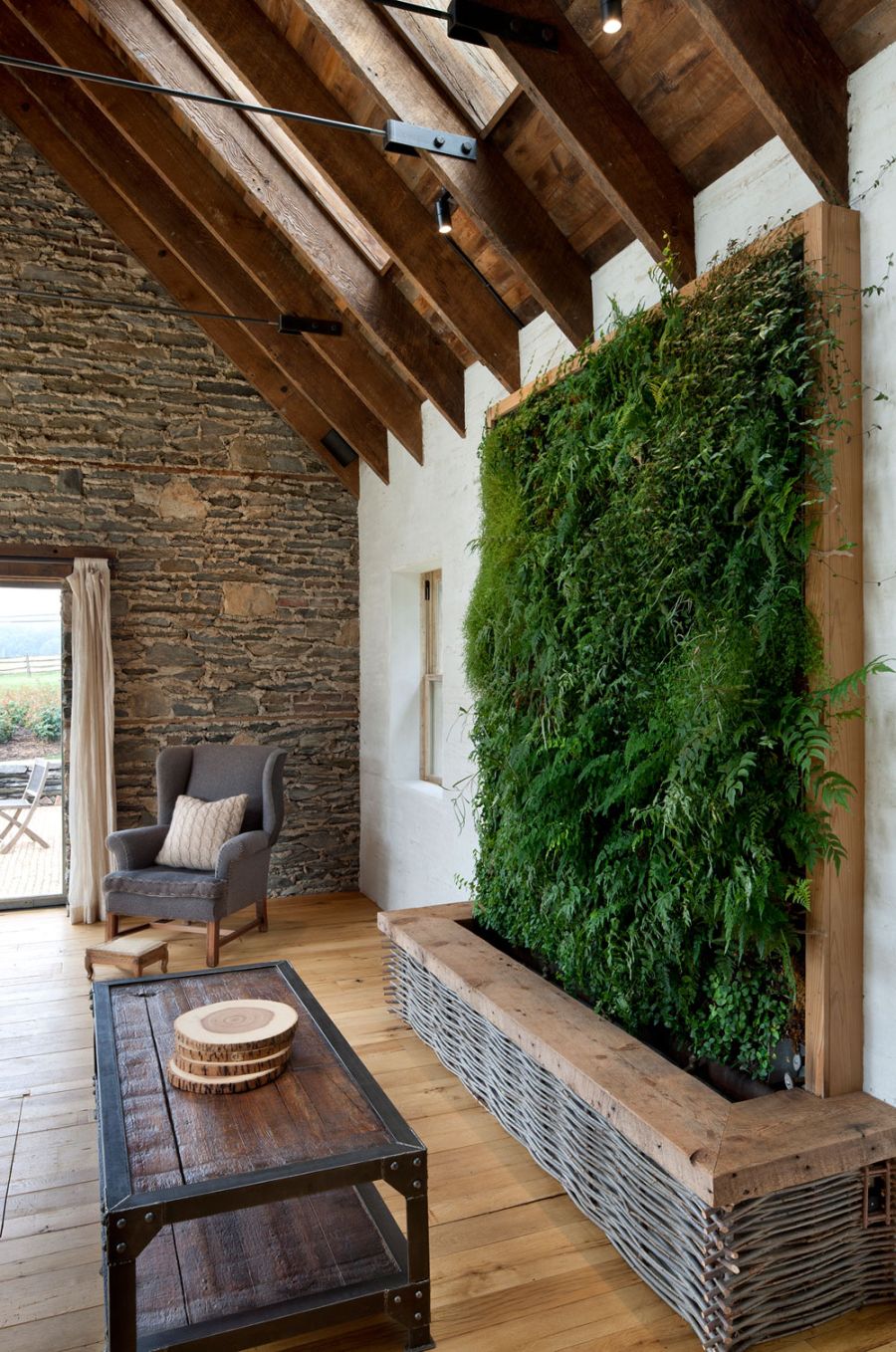 Indoor living wall idea