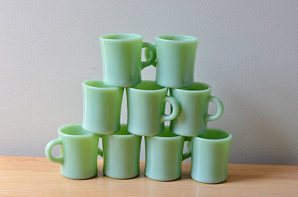 Jadeite mugs