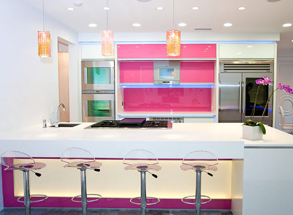 Kitchen with candy colors