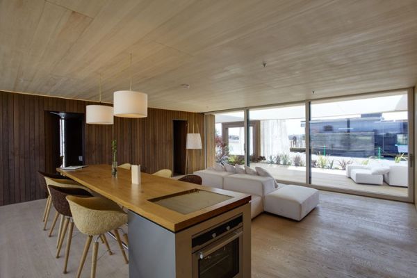 Living room of LISI - Sustainable solar home from Team Austria
