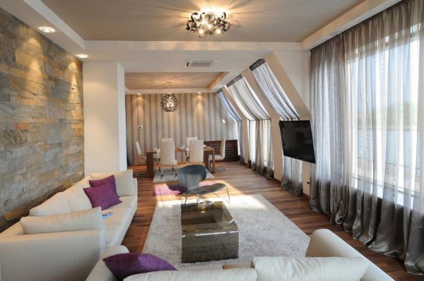Photo inspiration: Gallery Detail: Exclusive Belgrade Penthouse Combines Dynamic Design With Plush Décor
