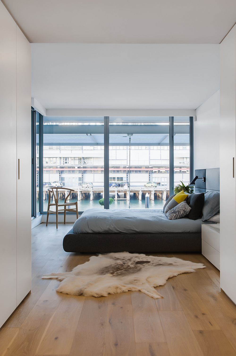 Master bedroom connected to the bathroom