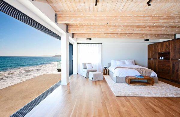 Matthew Perry's Malibu Beach House Bedroom