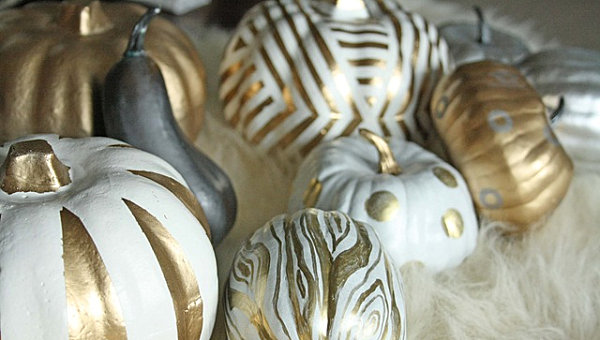 Metallic pumpkins from Just the Bees Knees