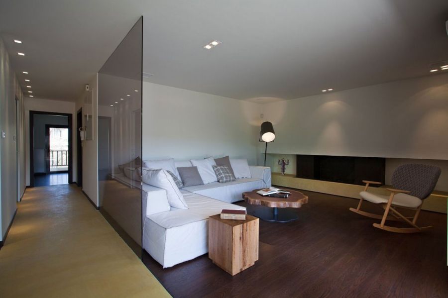 Stylish Glass Screens And Sleek Design Shape Smart Greek Apartment