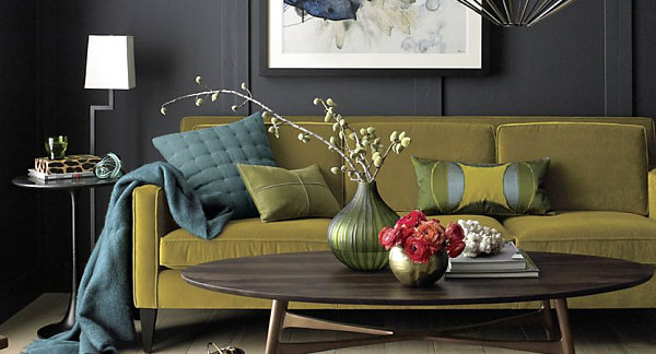 Mustard sofa