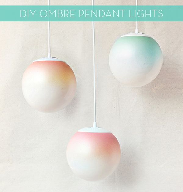 Ombre Pendant Lights