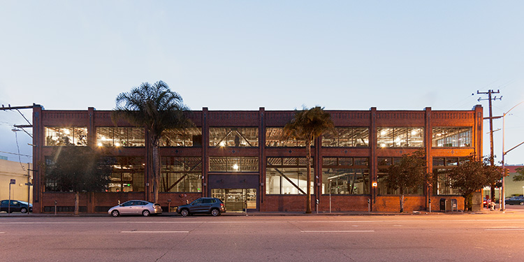 Pinterest headquarters inside the renovated brick warehouse on 7th Street