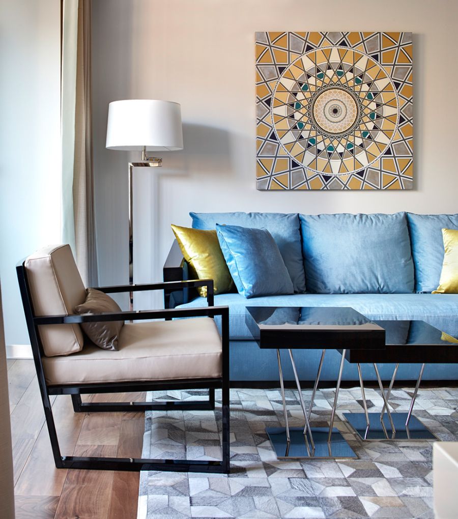 Blue Living Room Furniture Decorating Ideas