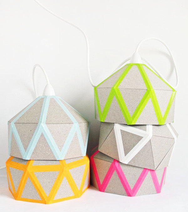 quilt crafts pendant light