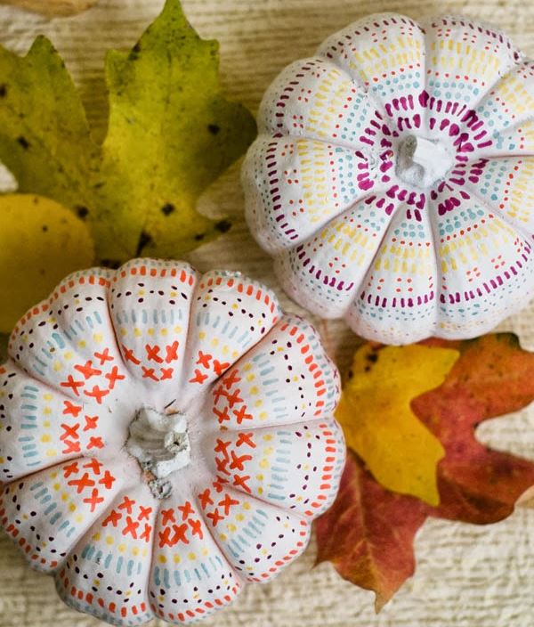 Simple patterned pumpkins by Confetti Sunshine