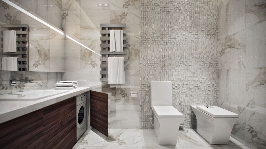 Spa-like home bathroom design