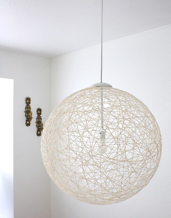 diy hanging light