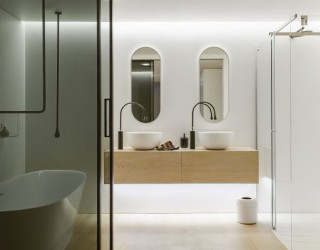 Ingenious Contemporary Bathroom By Minosa Design: Refreshingly Radiant!