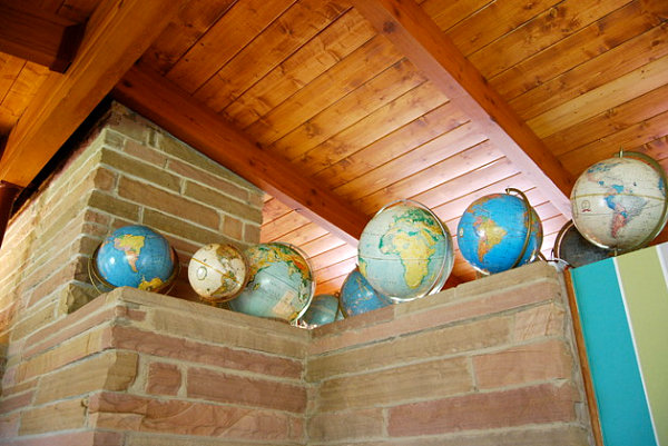 Vintage globe collection