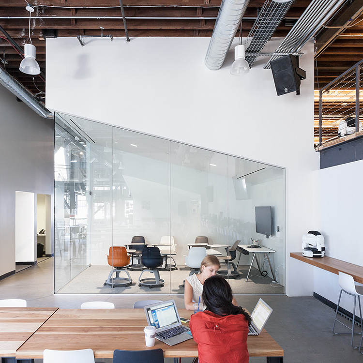 War Room design inside the Pinterest headquarters