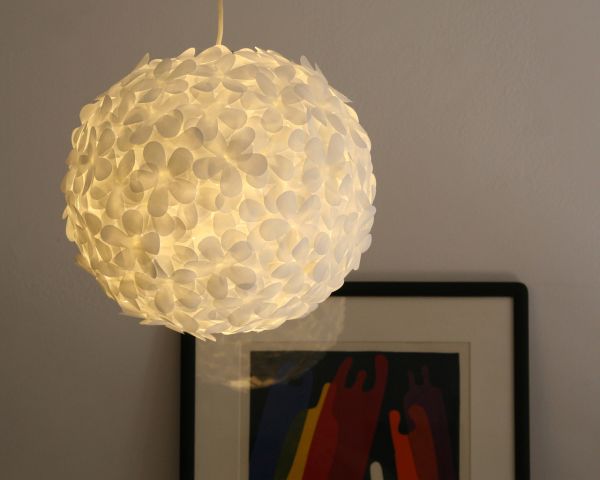 large white paper light shades