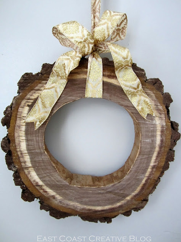 Wooden wreath