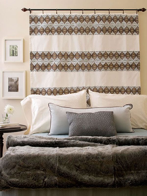 headboard curtain