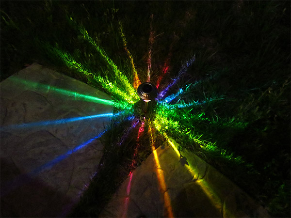 solar powered mood garden lights