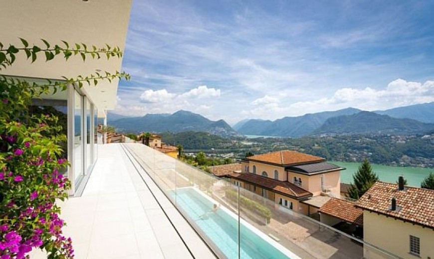 Luxurious Swiss Villa Sizzles With Spectacular Views And A Plush Interior