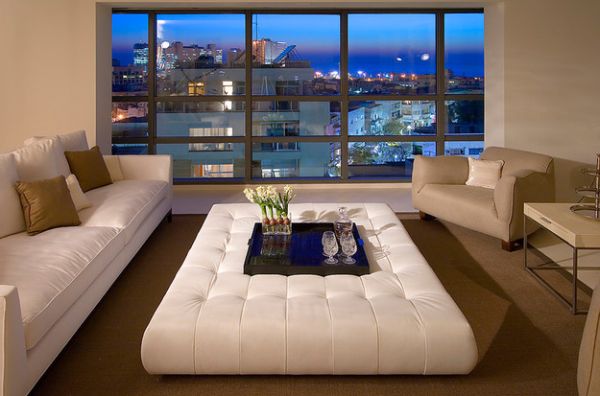 A lovely compromise between a coffee table and a ottoman!