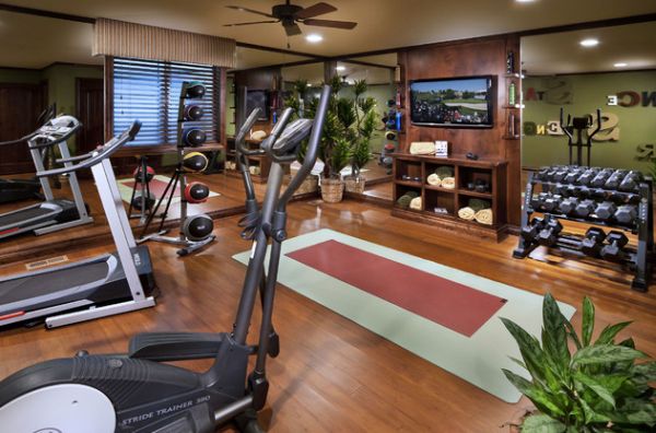 A touch of natural goodness for the exquisite home gym