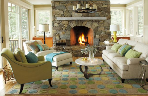 Add a rug for warmer interiors