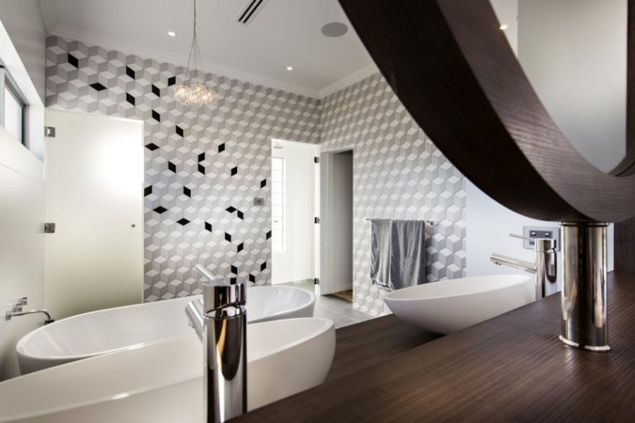 Bathroom tiles design idea