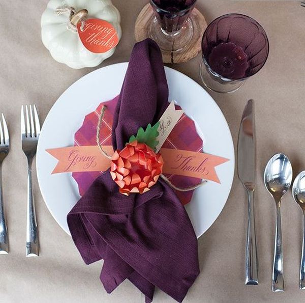 Beautifully folded napkins exude elegance