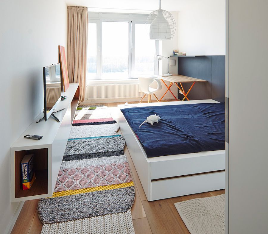 Beuatiful bedroom in white