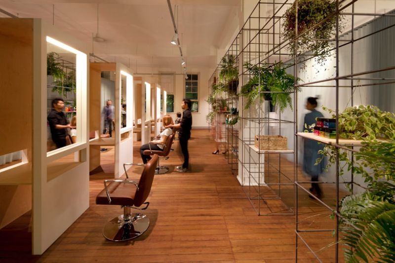 modern hair salon design