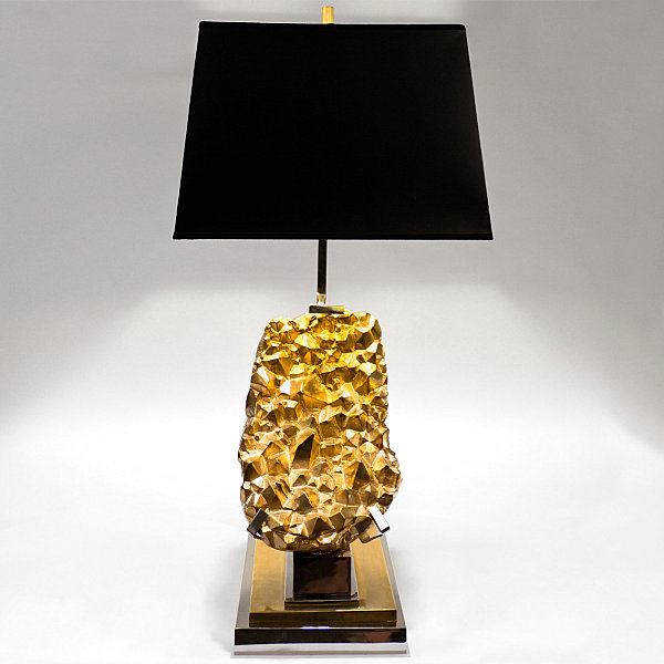 Brass table lamp