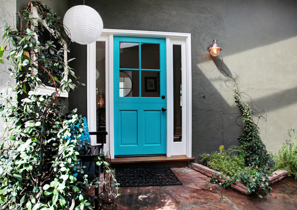 Bright cottage door