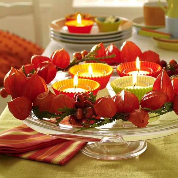 Bright reds bring the Thanksgiving table alive