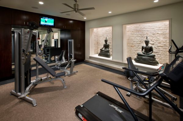 30 real workout rooms to inspire your home gym décor￼ - Bergman