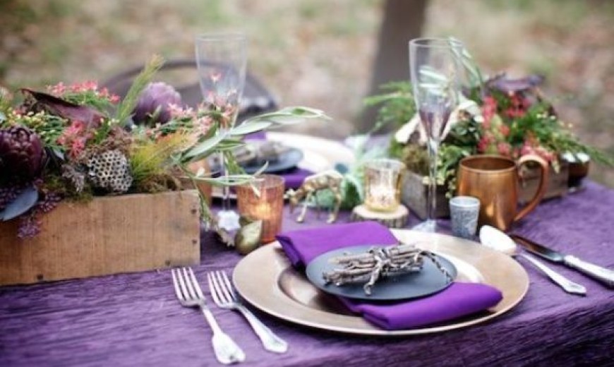 16 Thanksgiving Decor Ideas In Purple