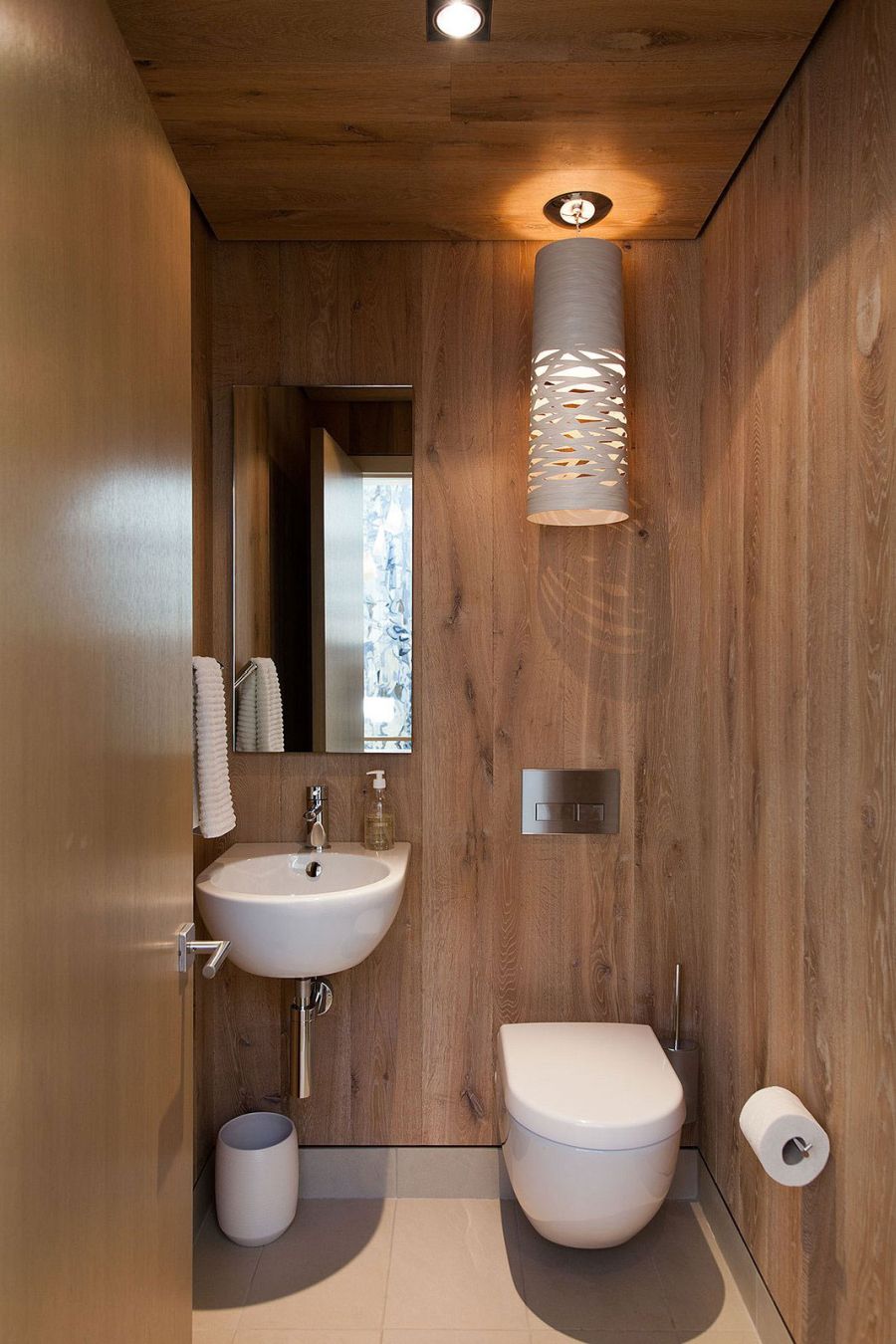 Compact bathroom design idea